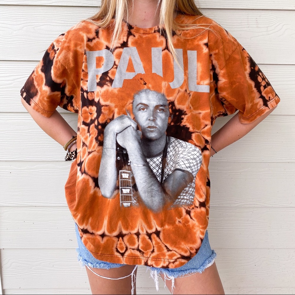Paul McCartney Acid Washed Band Tee XL